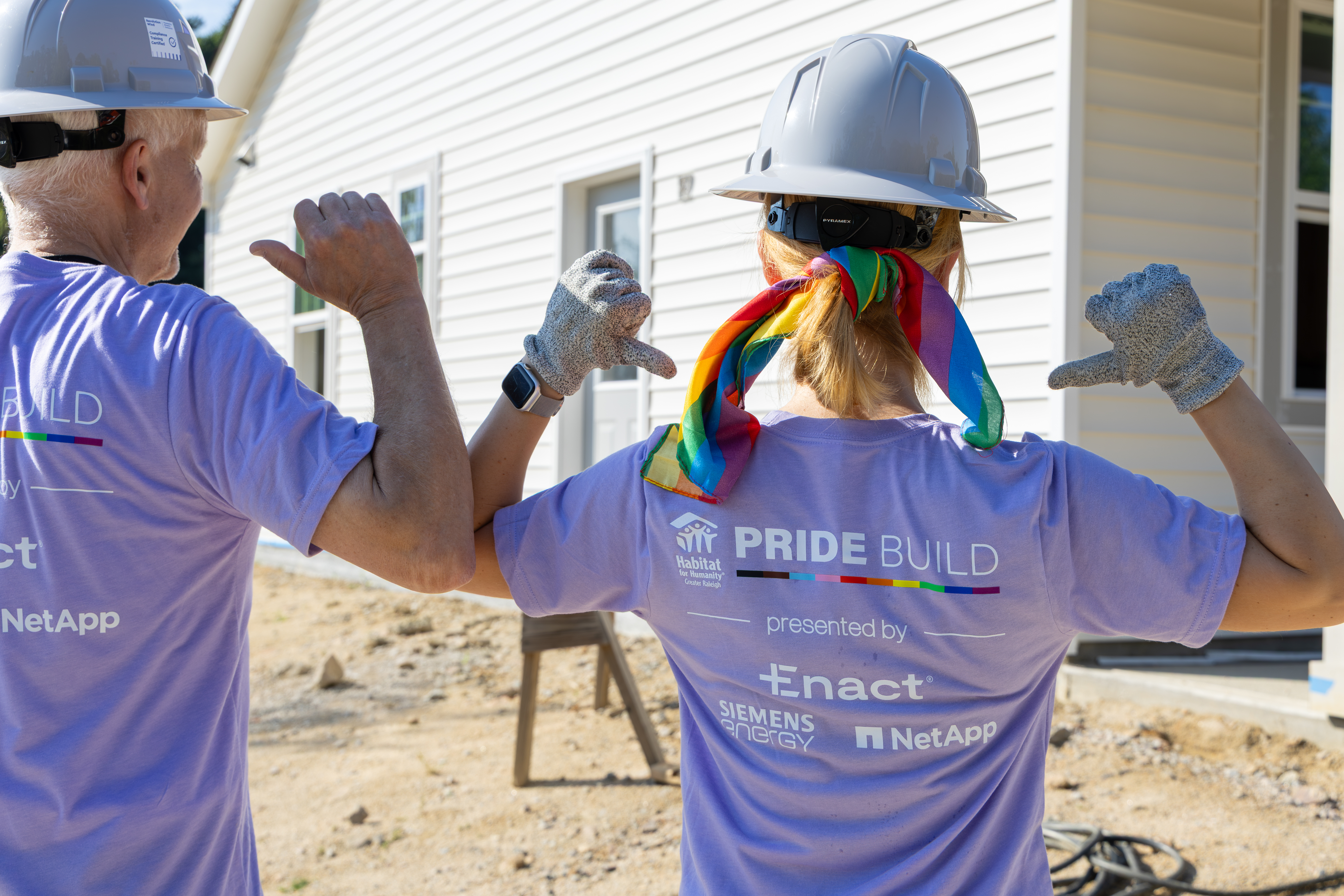 Pride Build Back of Shirt