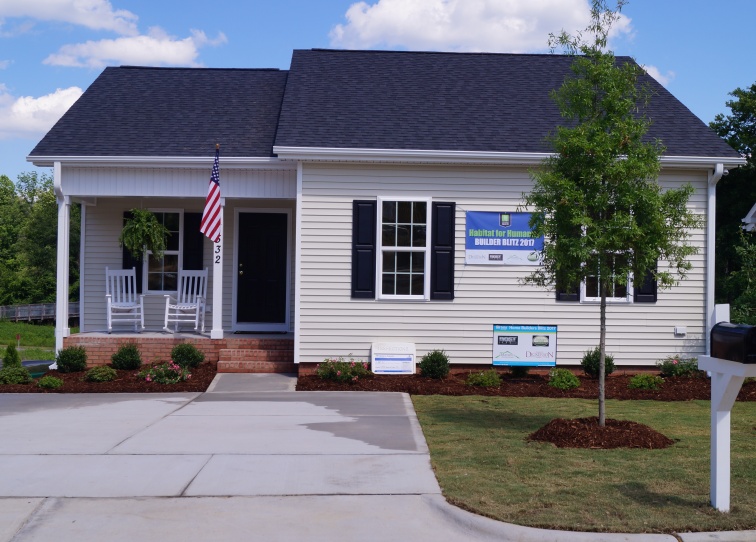 Habitat Greater Raleigh Builders Blitz house