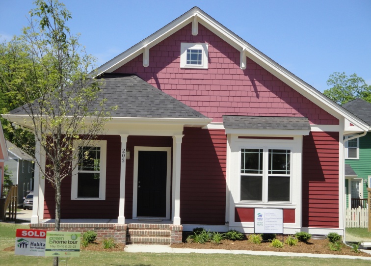 Habitat Greater Raleigh home built in Downtown Raleigh