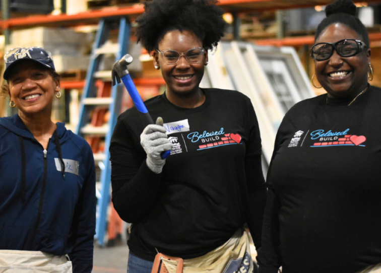 beloved build volunteers